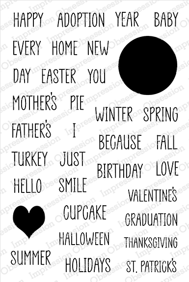All Year Sayings - Clear Stamp