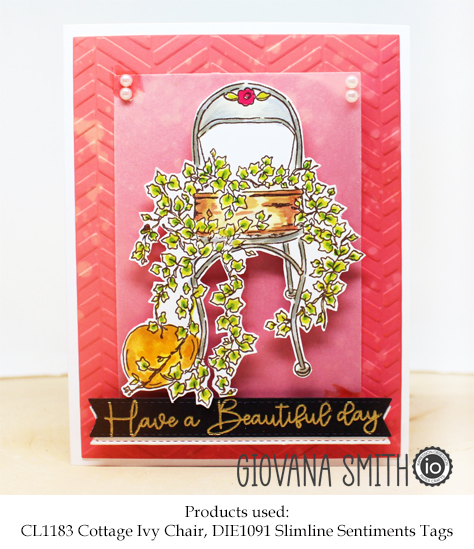 Cottage Ivy Chair - Cling Stamp