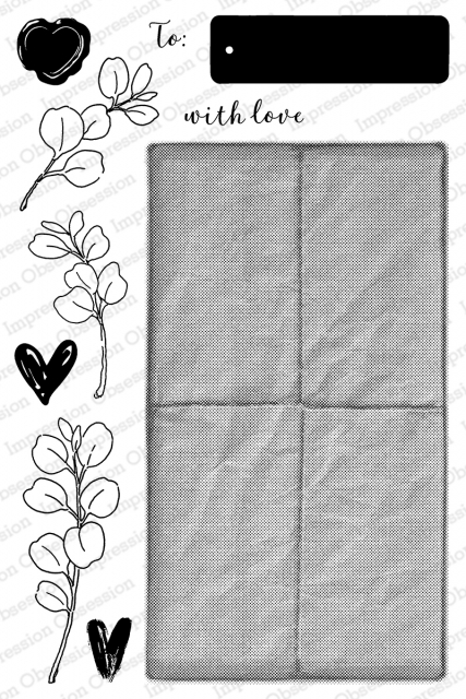 Pretty Wrapped Present - Clear Stamp