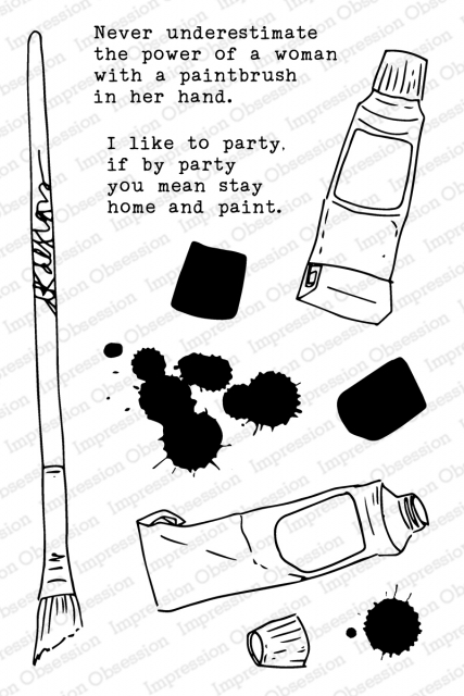 Paint Power - Clear Stamp