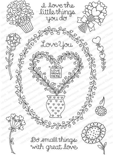 Love Grows Here - Clear Stamp