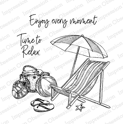 Beach Chair - Cling Stamp