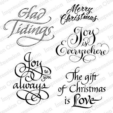 Glad Tidings - Clear Stamp