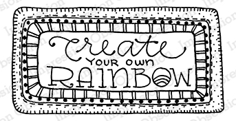 Create Your Rainbow - Cling Stamp