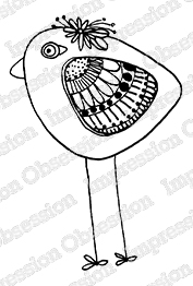 Bird Brain - Cling Stamp