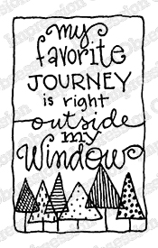 Outside My Window - Cling Stamp
