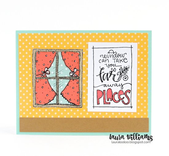 Faraway Places - Cling Stamp