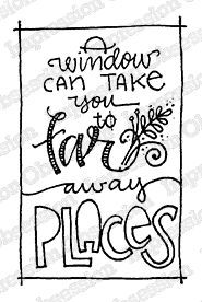 Faraway Places - Cling Stamp