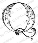 Letter Q Monogram - Cling Rubber Stamp