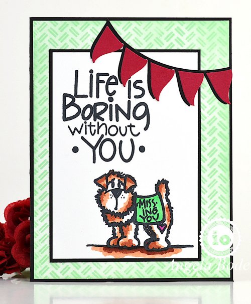 Life Is Boring - Cling Stamp