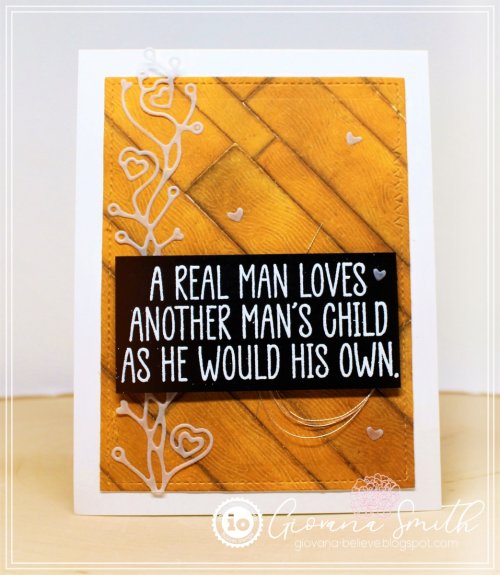 A Real Man - Cling Stamp