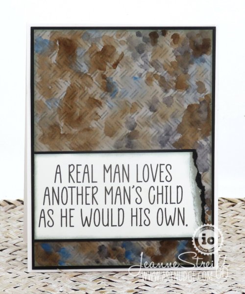 A Real Man - Cling Stamp