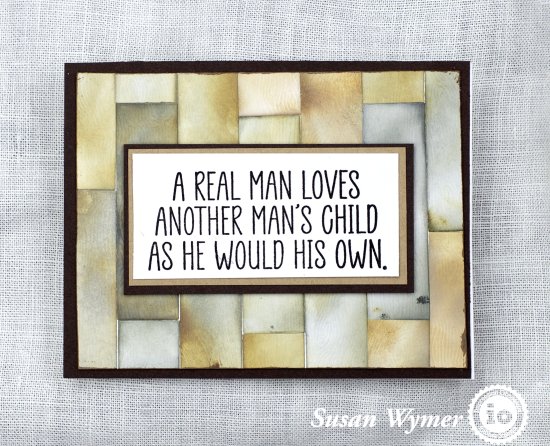 A Real Man - Cling Stamp