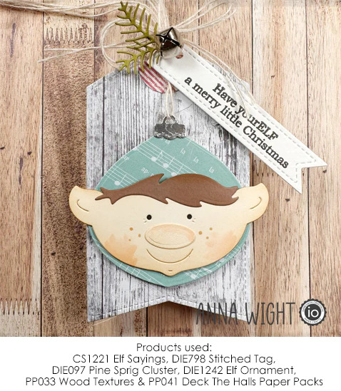 Elf Ornament - Impression Obsession Craft Die