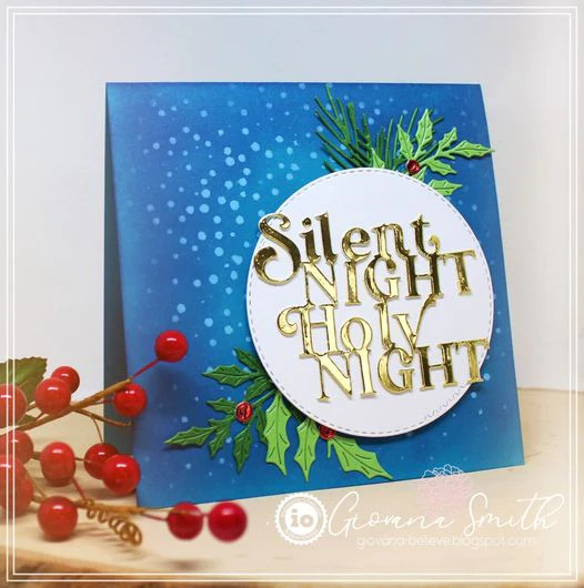 Silent Night - Impression Obsession Craft Die