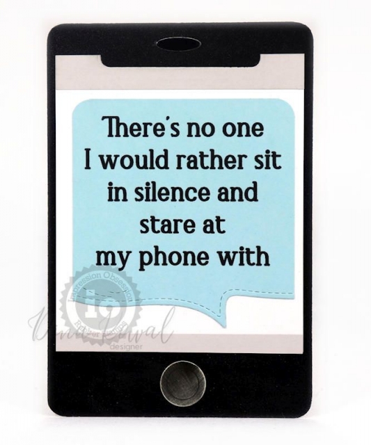 Sit in Silence - Cling Stamp