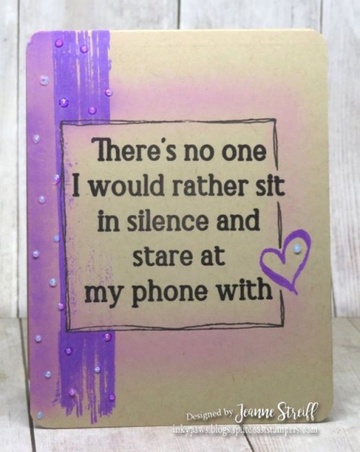 Sit in Silence - Cling Stamp