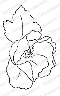 Small Bloom 2 - Cling Rubber Stamp