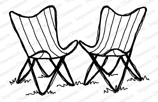 Chairs - Cling Stamp