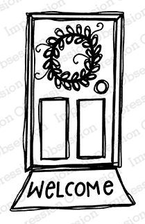 Welcome Mat - Cling Stamp