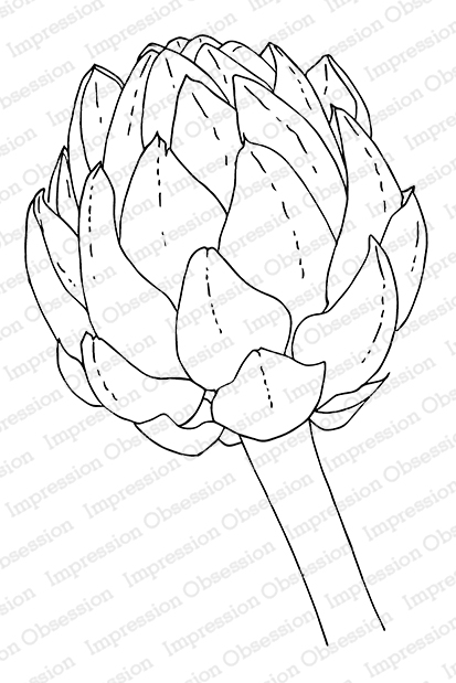 Artichoke - Cling Stamp