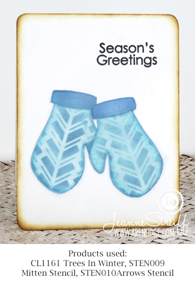 Hat & Mitten - Craft Stencil 