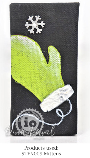 Hat & Mitten - Craft Stencil 