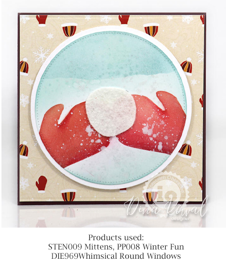 Hat & Mitten - Craft Stencil 