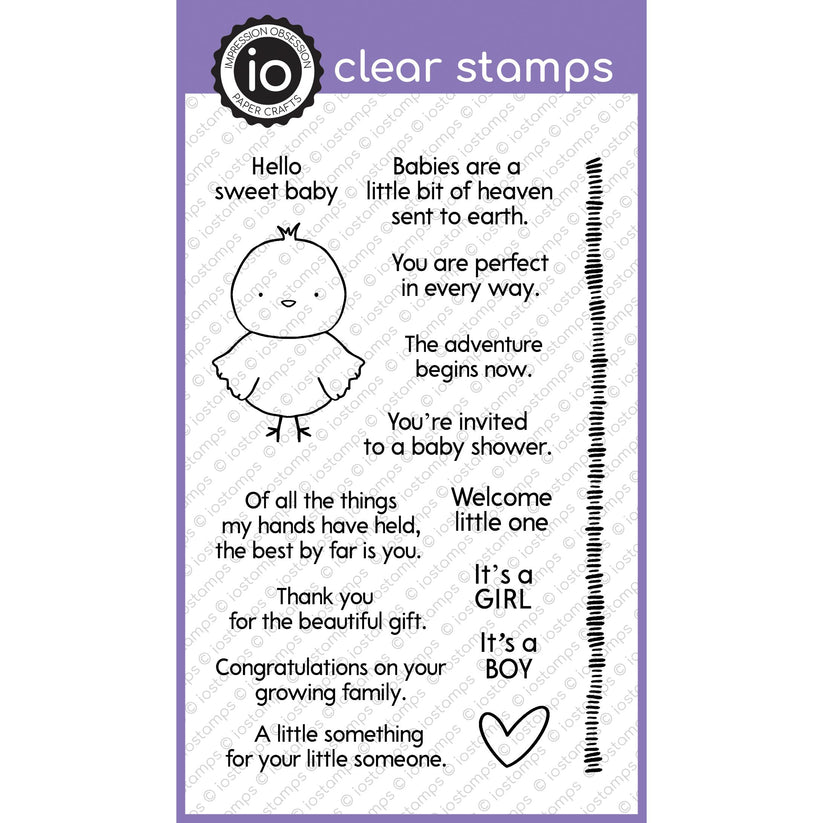 Sweet Baby - Clear Stamp
