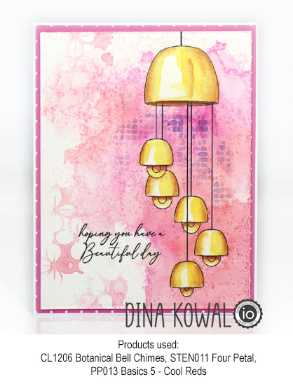Botanical Bell Chimes - Clear Stamp