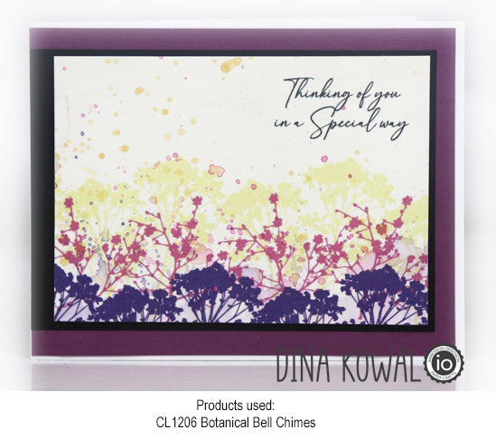 Botanical Bell Chimes - Clear Stamp