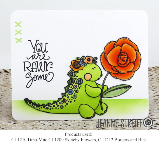 Dino-mite - Clear Stamp