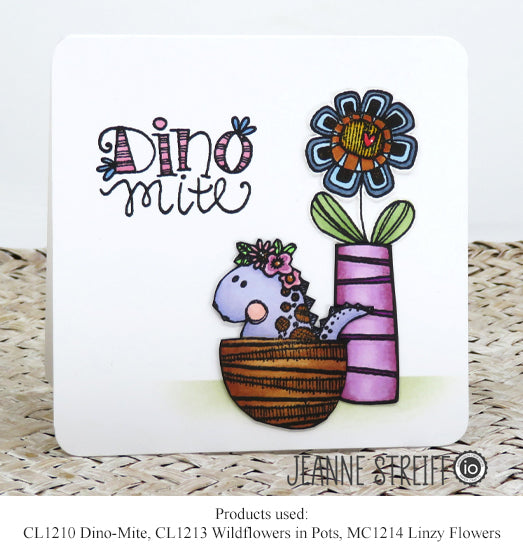 Dino-mite - Clear Stamp