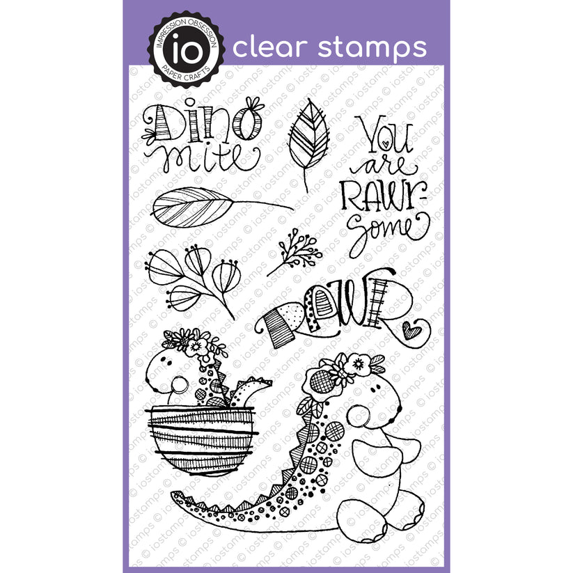 Dino-mite - Clear Stamp