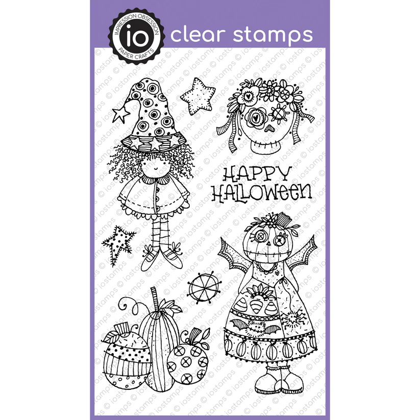 Halloween Girls - Clear Stamp