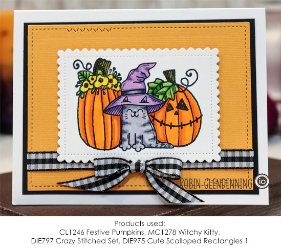 Festive Pumpkins - Clear Stamp