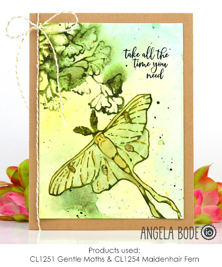 Gentle Moths - Clear Stamp