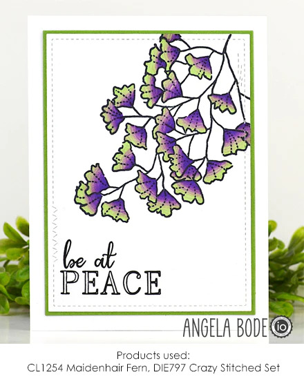 Maidenhair Fern - Clear Stamp