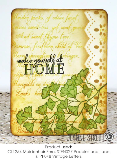 Maidenhair Fern - Clear Stamp