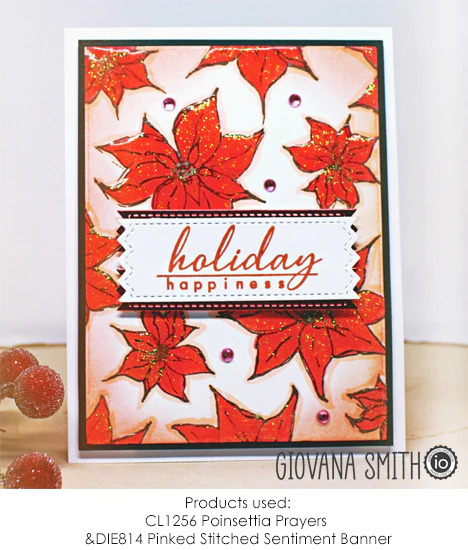 Poinsettia Prayers - Clear Stamp