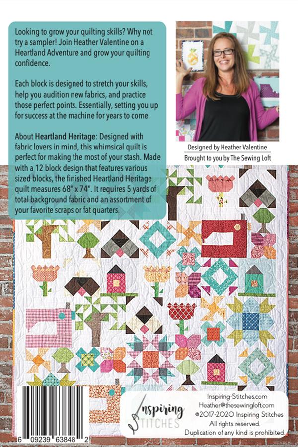 Heartland Heritage Bom 12 Month - Quilt Pattern