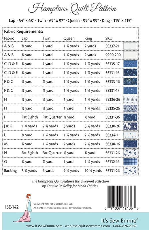 Hamptons - Quilt Pattern