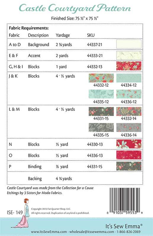 Castle Courtyard - Quilt Pattern