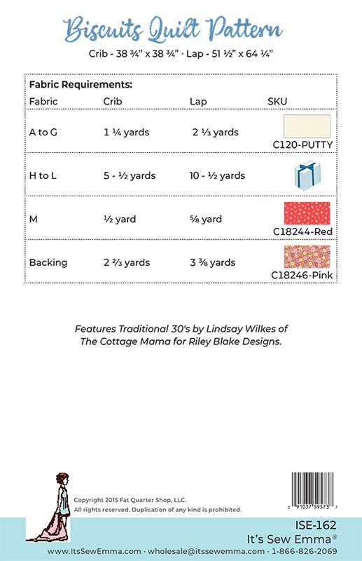 Biscuits - Quilt Pattern
