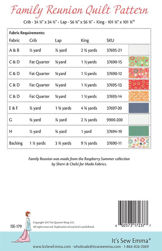 Family Reunion - Quilt Pattern