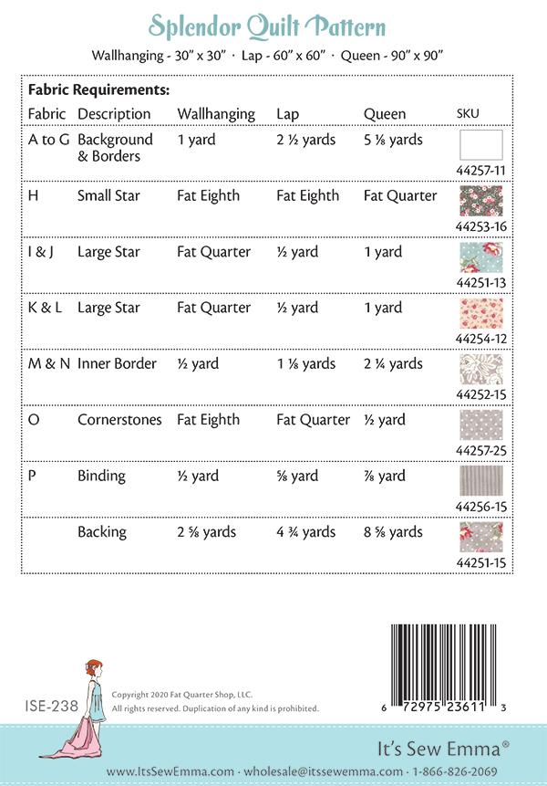 Splendor - Quilt Pattern
