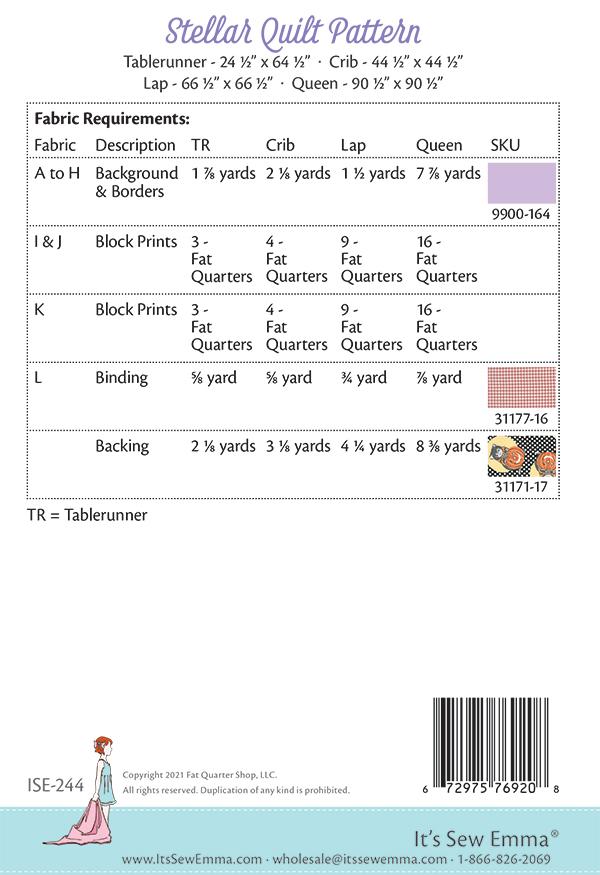 Stellar - Quilt Pattern