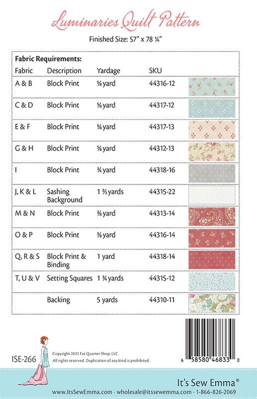 Luminaries - Quilt Pattern