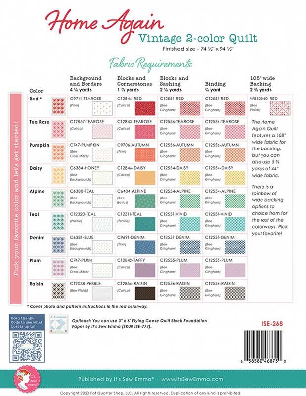 Home Again - Quilt Pattern