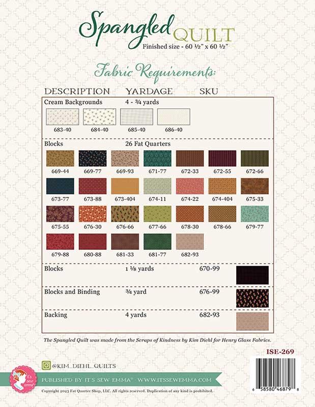Spangled - Quilt Pattern